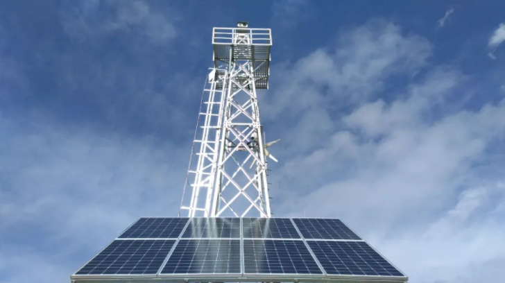 光伏电站周边森林草原防火预警监控系统